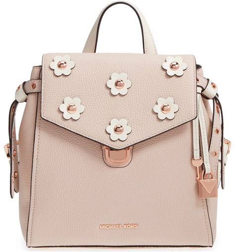 michael kors backpack peach floral|Backpacks & Belt Bags .